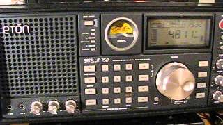 Shortwave Receiver Comparing Test Part 7  Eton Satellit 750 [upl. by Nahama]