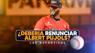 ¿Debería renunciar Albert Pujols  Las Deportivas [upl. by Cynthy]