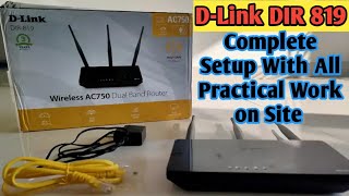 DLink DIR819 750 Mbps Router Unboxing Review Setup amp Speed  Best Dual Band Router Under 1500 [upl. by Elly874]