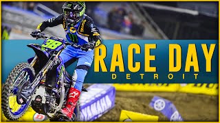 Race Day Scenes  2024 Detroit Supercross [upl. by Koralle]