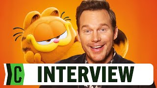 Chris Pratt Interview The Garfield Movie and The Terminal List Dark Wolf [upl. by Idnis659]