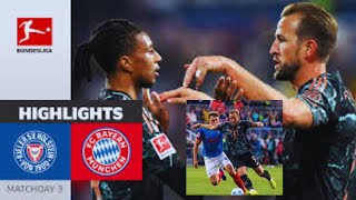 The Next Bayern Gala  Holstein Kiel  FC Bayern München 16  Highlights Matchday 3 sky sport news [upl. by Bonnee68]