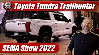 Toyota Tundra Trailhunter Concept at the SEMA Show [upl. by Nemrak]