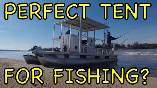 KAMP RITE TENT COT REVIEW for Fishing Tent camping on a boat is awesome with Kamp Rite tent cots [upl. by Haidebez]