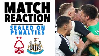 Match Reaction Forest v Newcastle [upl. by Nwahsram]