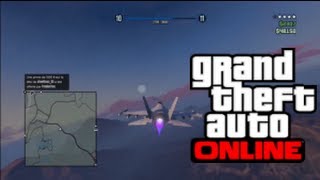 GTA 5  Avoir lAvion de Chasse dans le Mode Multijoueurs  Online  Tuto [upl. by Enelyar]