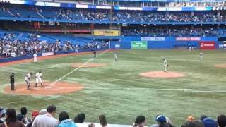 Justin Verlander nohitter vs Blue Jays  May 7 2011  Final Out [upl. by Htilil864]