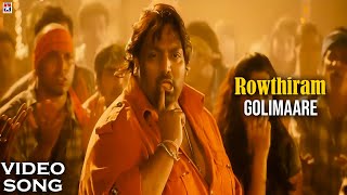 Golimaare Video Song  Rowthiram Tamil Movie  Jiiva  Shriya  Gokul  Prakash Nikki [upl. by Iramo788]