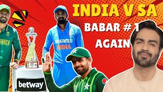 India beats SA  Babar again Number 1 Ranked  Khurram Injured  ep 264 [upl. by Abroms]