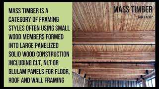 Mass Timber Structural Design Engineering Modern Timber Structures [upl. by Erual182]