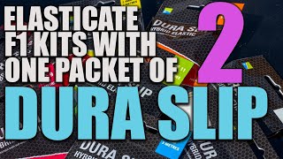 How to elasticate TWO F1 kits with ONE packet of DURA SLIP  SAVE MONEY WITH THIS TIP [upl. by Harriette]