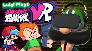 FRIDAY NIGHT FUNKIN IN VR  Luigi Plays FRIDAY NIGHT FUNKIN VR [upl. by Annadal]