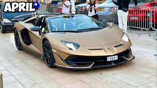 APRIL CRAZIEST SUPERCARS monaco carspotting supercars [upl. by Malas]