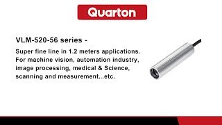 Quarton  Fine line laser module demonstration  VLM52056 series [upl. by Meluhs559]