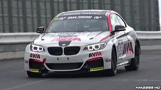 BMW M235i Racing Exhaust Sound at the Nürburgring [upl. by Roshan]