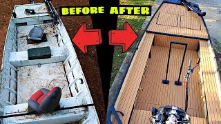 DIY Catfishing Bowfishing Duck Hunting Jon Boat Conversion [upl. by Riedel]