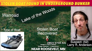 UNUSUAL CASE Stolen Boat Found In Underground Bunker [upl. by Helas87]