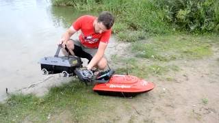 Atom BaitBoat Mini Carbon Дельфин [upl. by Ivel]