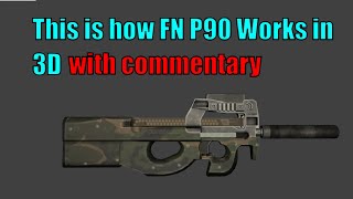 This is how FN P90 Works  WOG  with commentary [upl. by Aeikan]