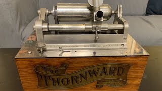 Columbia Model N Thornward Cylinder Graphophone Phonograph record player [upl. by Filmore]