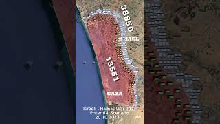 Israeli  Hamas War Animated Map 2023 [upl. by Anet]