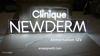 Signature Lumineuse  comment créer une enseigne personnalisée en Neon Led [upl. by Wendeline]