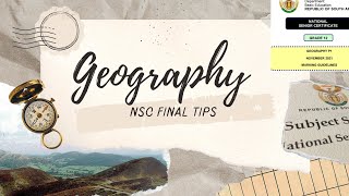 Geography P1 Final Tips  Distinction diaries [upl. by Aiciruam]