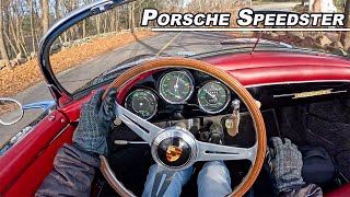 1957 Porsche Speedster  600k Wilhoit For REAL Enthusiasts Only POV Binaural Audio [upl. by Oulman]