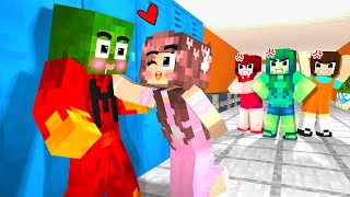 Love Story Begins  Minecraft Animation [upl. by Angelle]