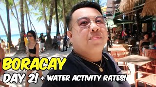 BORACAY VLOG Water Activity Rates  Chill Day 2 🇵🇭  Jm Banquicio [upl. by Namya]