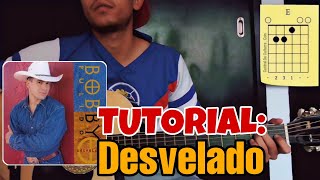 COMO TOCAR DESVELADO DE BOBBY PULIDO EN GUITARRA  TUTORIAL [upl. by Sineray]