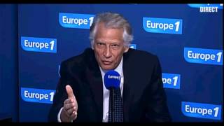 UKRAINE Dominique de VILLEPIN une voix de raison [upl. by Llerej]