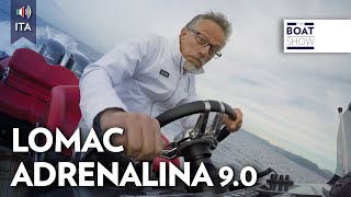 ITA LOMAC Adrenalina 90  Prova Gommone  The Boat Show [upl. by Selrhc]