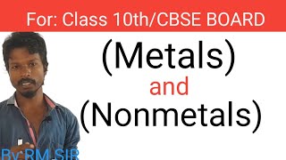 Difference between Metals and Nonmetals NEET BIOLOGY I class 10th I CBSE BOARD [upl. by Tory]