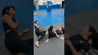 Veronica Hardy teaches Nina Drama Brazilian Jiujitsu LOL  UFC 309 shorts ufc mma [upl. by Acinom]