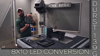 Installing an 8x10 LED Enlarger conversion on my Durst 139G [upl. by Yrollam6]