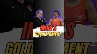 Nisha Dahiyas Gold Moment at Paris Olympics 2024 Shorts [upl. by Pooi]