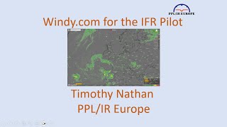 Use of Windycom for European IFR Pilots [upl. by Silverstein]