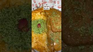 Famous Arabic Sweets Kunafa kunafa arabicfood sweet [upl. by Sanson]