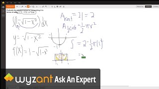 Evaluate an integral using area of geometric shapes [upl. by Ativla]