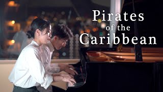 Pirates of the Caribbean  ピアノ連弾by レイカナパイレーツ・オブ・カリビアン [upl. by Nolat]