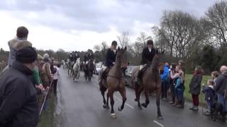 Kimblewick Hunt  Boxing Day meet 2015 [upl. by Anikat]