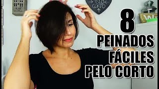 Peinados fáciles para pelo corto  Miss Leesi [upl. by Farly]