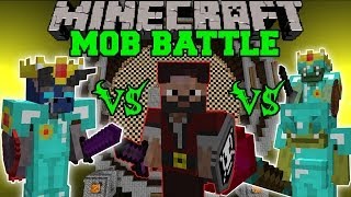 WALKER KING VS PIRATE CAPTAIN VS GOBLIN BOSS  Minecraft Mob Battles  Better Dungeons Mod [upl. by Onder]