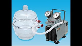 Vacuum Desiccators How to use Working Vacuum Desiccator with Vacuum Pump [upl. by Eisor]