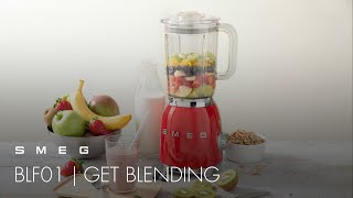 50s Retro Style Jug Blender  Smeg BLF01 [upl. by Oicatsana]