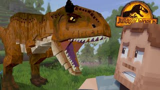 CARNOTAURUS RESCUE MISSION  Jurassic World Adventures Minecraft DLC  Ep2 [upl. by Schweiker]