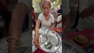 Aunty g ne ₹40 me 2 thali laga di shortsfeed youtubeshorts [upl. by Hanauq]