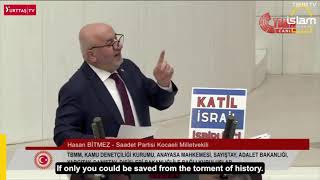 Moment Muslim MP suffers heart attack after impassioned speech on Israel and Gaza [upl. by Tandy]