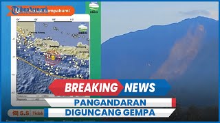 Gempa Pangandaran 55 M Hari Ini Warga Berhamburan Keluar Rumah [upl. by Odraccir649]